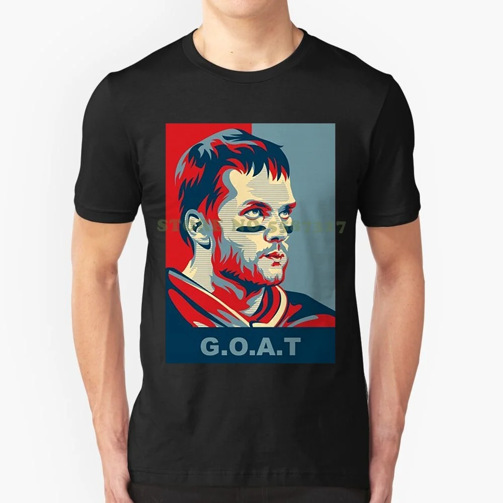 Новые мужские футболки с коротким рукавом и круглым вырезом мода 2021 Tom Brady G.o.a. T