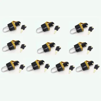 

10 set 246-2641 Padlock with 20 Key New Style 5P8500 key For Caterpillar CAT MACHINERY