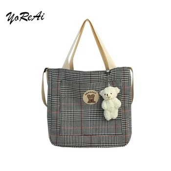 

Vintage Style Women Shoulder Bags Fashion Design Ladies Shopping Bag Simple Female Handbag Cute Girls Tote Casual Handbags
