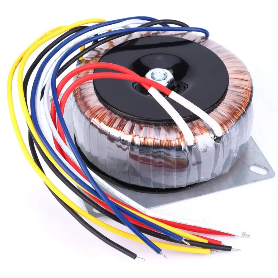 Двойной AC 110V к двойному AC 12V 28V Одиночный 12V Кольцевой трансформатор для преусилителя тон платы 200W Инвертор Трансформатор