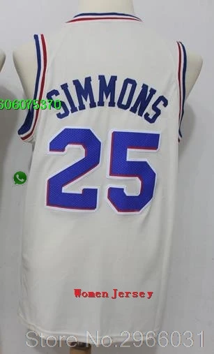 A+++ Philadelphia качество для женщин и взрослых#25 Бен Симмонс 21 Joel Embiid 20 Markelle Fultz Джерси