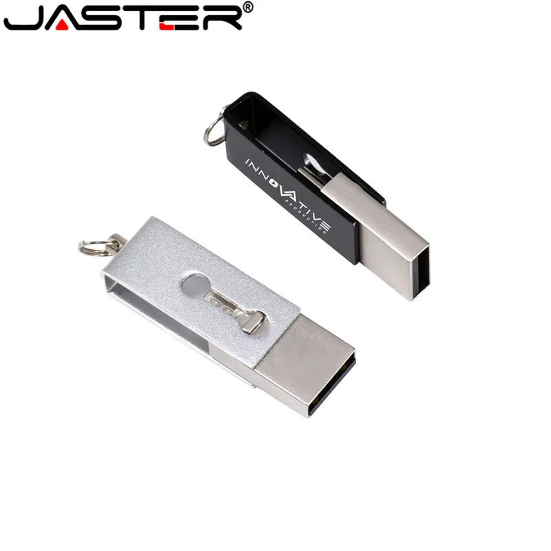 Металлический USB флеш накопитель JASTER OTG 2 0 64 ГБ 16 высокоскоростная карта памяти 32