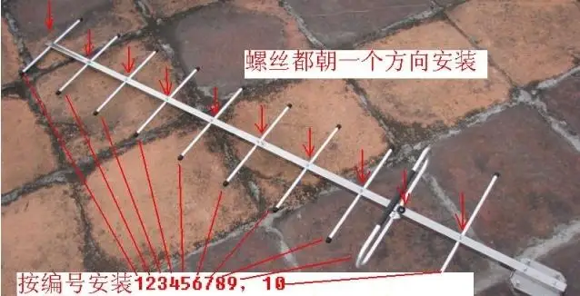 10 sege портативная u-полосная Антенна yagi 430-440 МГц усиление 12dbi Любительская ретранслятор антенна двухсторонняя радио антенна Любительская радио антенна