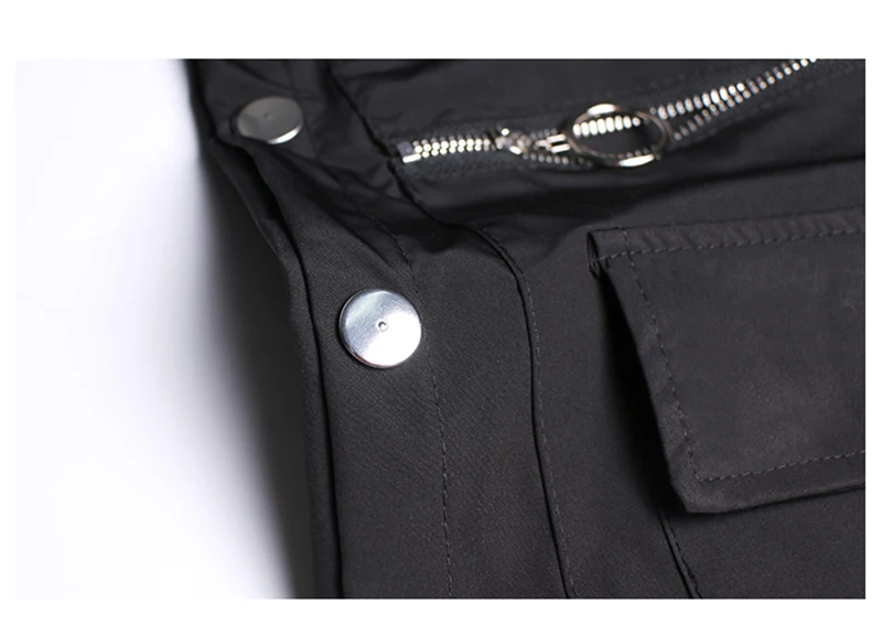 [EAM] Women Black Striped Ruffles Long Big Size Long Dress New Hooded Long Sleeve Loose Fit Fashion Spring Autumn 2020 1DA229