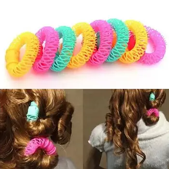 

6/8Pcs Convenient Hair Magic Curler Rollers Spiral Curls Hair Styling DIY Tools