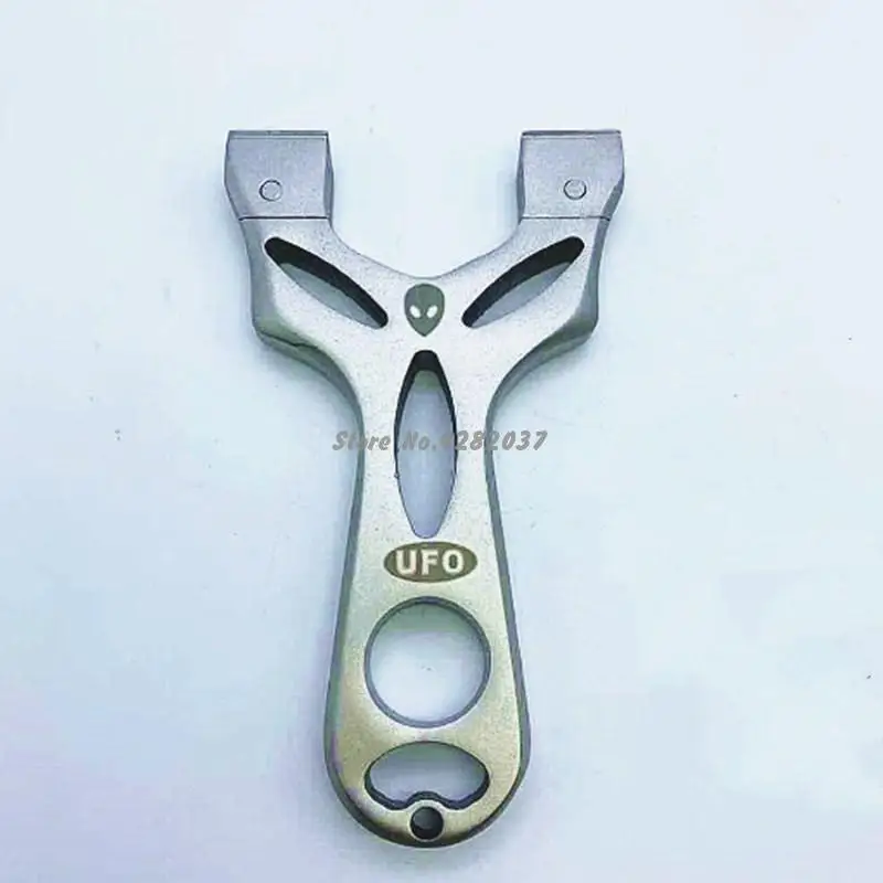 

NEW Slingshot Catapult Hunting High Quality Stainless steel Slingshot Rubber Band Outdoor Shooting Game UFO Sling shot