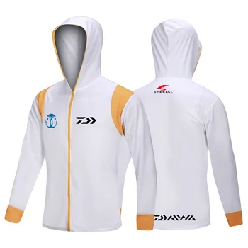 

2020 Clothes Fishing Shirt Ice Silk Quick Dry Sports Clothing Sun Protection Face Neck Anti-uv Breathable Fishing Jacket DAIWA