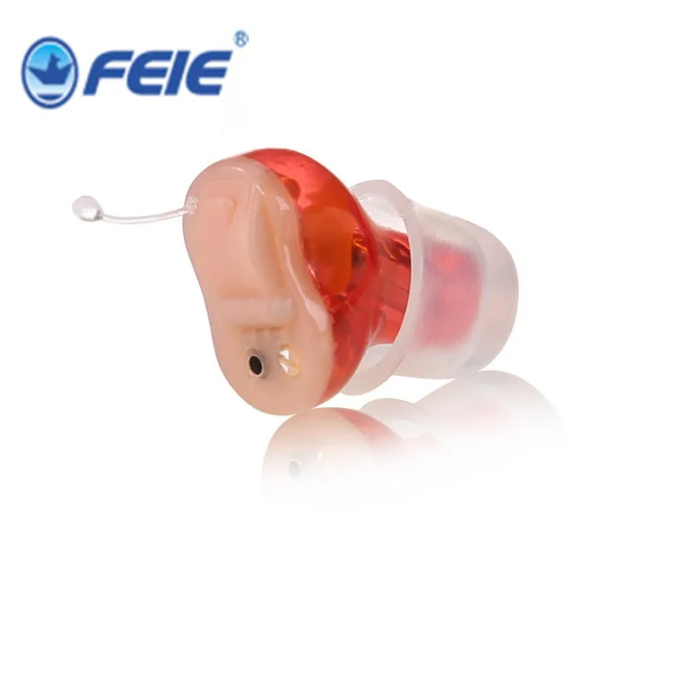 Микро ухо слуховой аппарат в ушах массажер для пожилых S-17A CIC Appareil auditif невидимые тяжелые слуховые аппараты Прямая поставка - Цвет: right no tinnitus