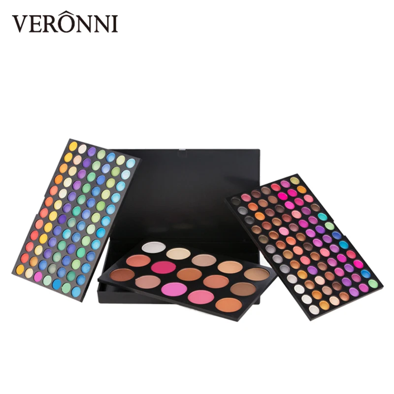 Набор для макияжа VERONNI 183 цветов, включая румяна, бронзатор, набор для макияжа век, женская косметика