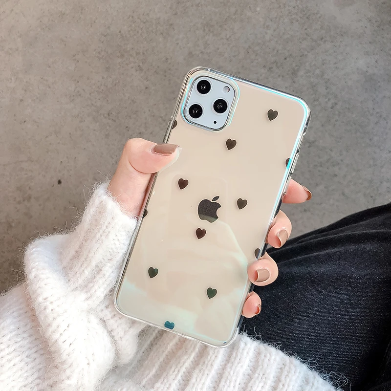 GlamPhoneCase простой Love чехол для телефона для iPhone11Pro/Max X XS Max XR Мягкий силиконовый чехол для iPhone11 7 8 6 6s Plus чехол