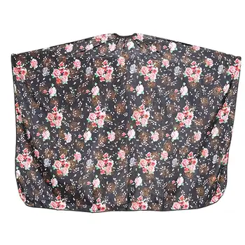 

Printing Hairdressing Cape Haircut Cape Cloak Haircut Gown Hair Styling Apron for Home Barber Shop (Grey)