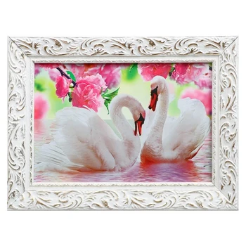 

Painting "swans" 27x38 cm