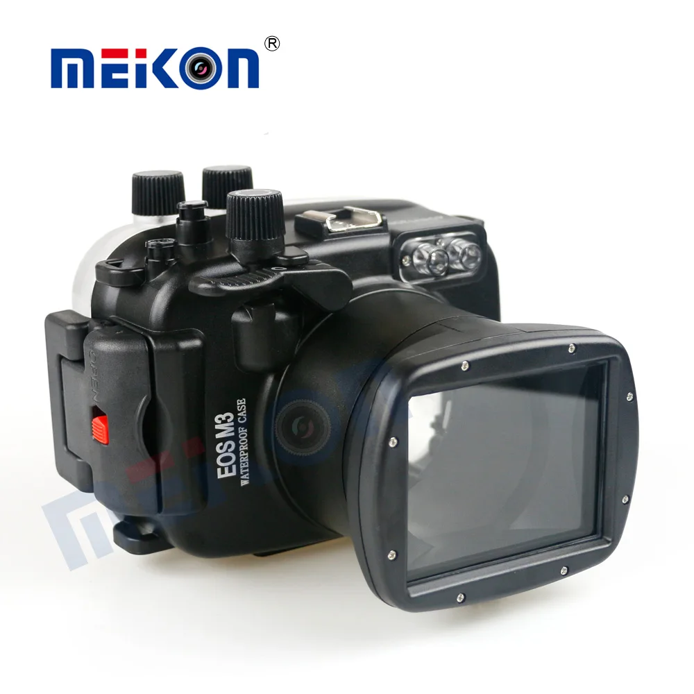 Водонепроницаемый чехол для камеры Canon EOS M3 с объективами 18-55 мм 40 м/130 футов 1 шт. |