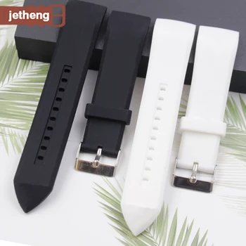 

23mm silicone rubber curved watch band Applicable For Armani watch strap Watchband-Accessories