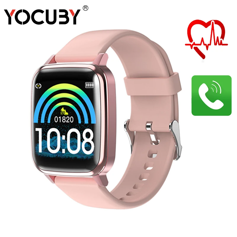 

Bluetooth Smart Watch R1 Women Heart Rate Blood Pressure Blood Oxygen Sleep Monitor Line Call Reminder Smart Watch for iphone 11