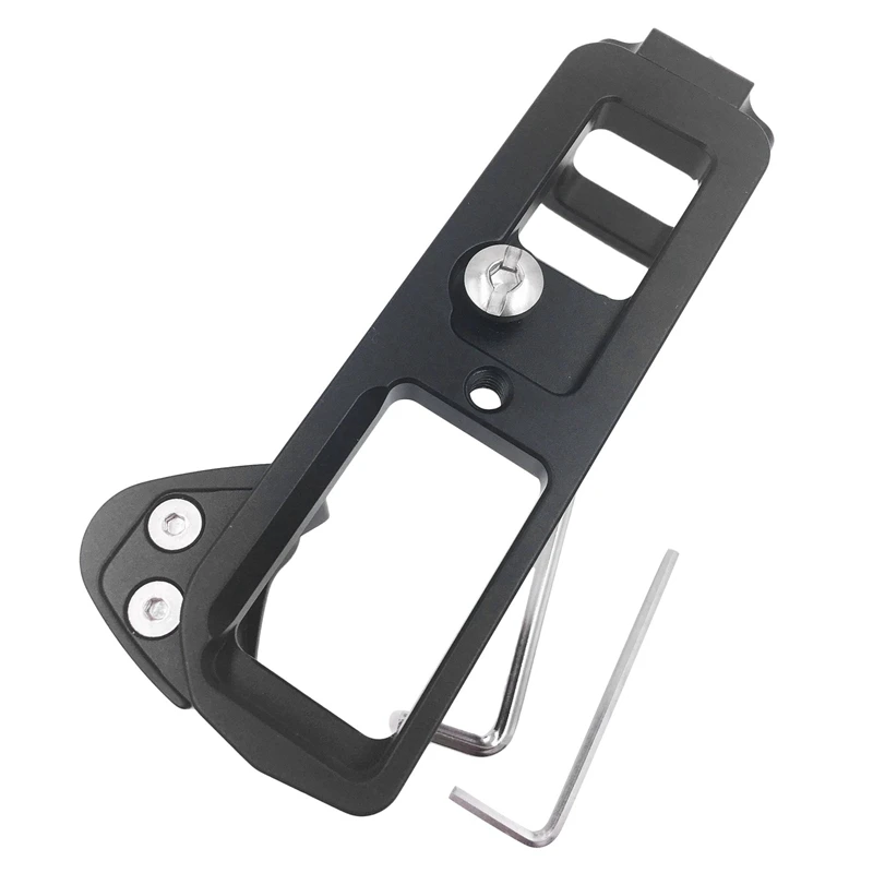 NEWYI металл QR Quick Release L Plate кронштейн крепление камеры Вертикальная ручка для Olympus EM10 III рукоятка