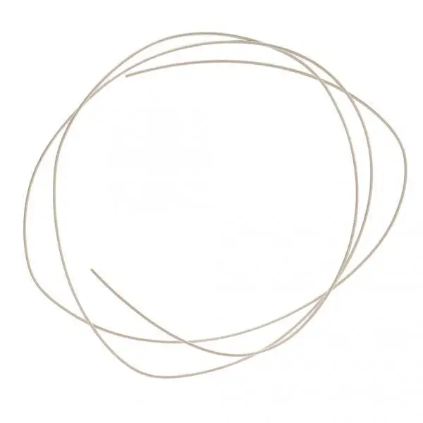 

2x Solid STERLING Silver Bezel Strip Round Wire Half Hard Round 20/22/26ga