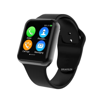

Men Women Bluetooth Smart Watch Series 4 SmartWatch for Apple iOS iPhone Xiaomi Android Smart Phone Hua wei facebook(Red Button)