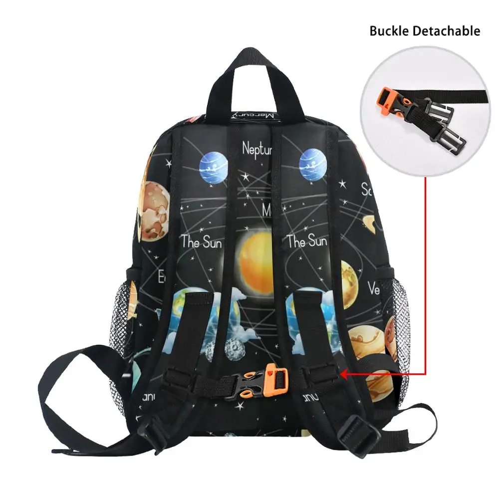 2026 New 3D planets print Children Backpacks Brand Design Girl Boys Backpack Toddler Kids Neoprene School Bags Kindergarten Bag 5