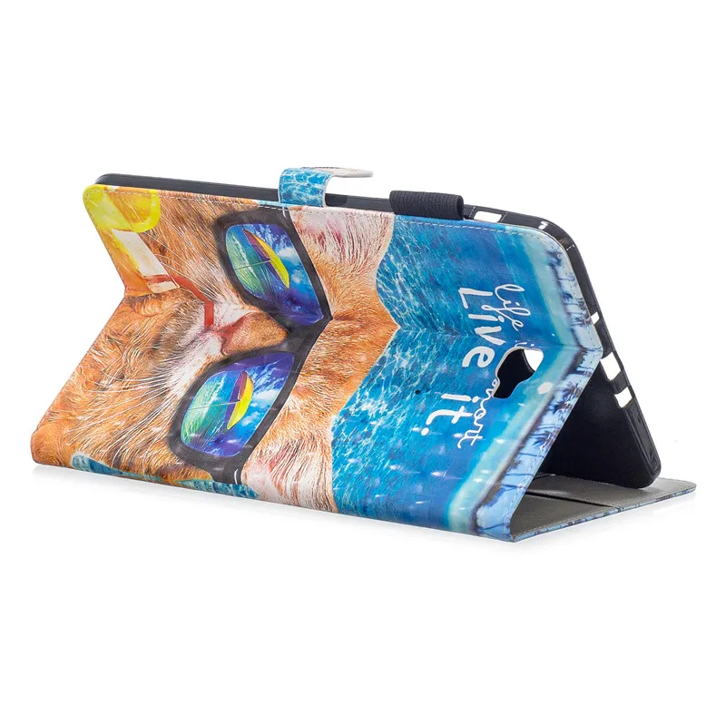 Чехол-книжка с 3D рисунком для samsung Galaxy Tab A6 A 6,, 10,1, T585, T580, с бумажником, с подставкой, SM-T580, чехол для планшета, защитный чехол