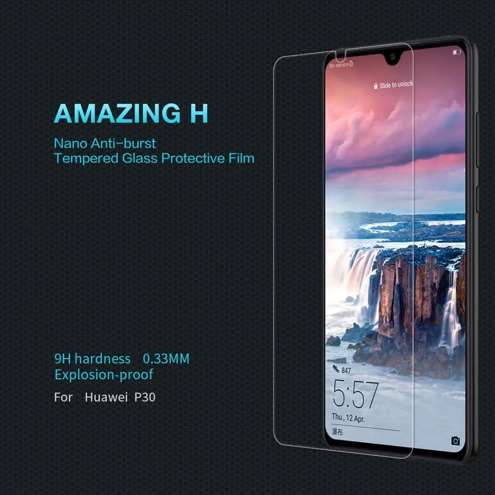 Закаленное стекло Nillkin Amazing H 0 33 мм 9H для Huawei P30 защитная пленка экрана телефона |