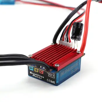 

25A Brushless ESC Electric Speed Controller for 1/14 1/16 RC Car Truck Model