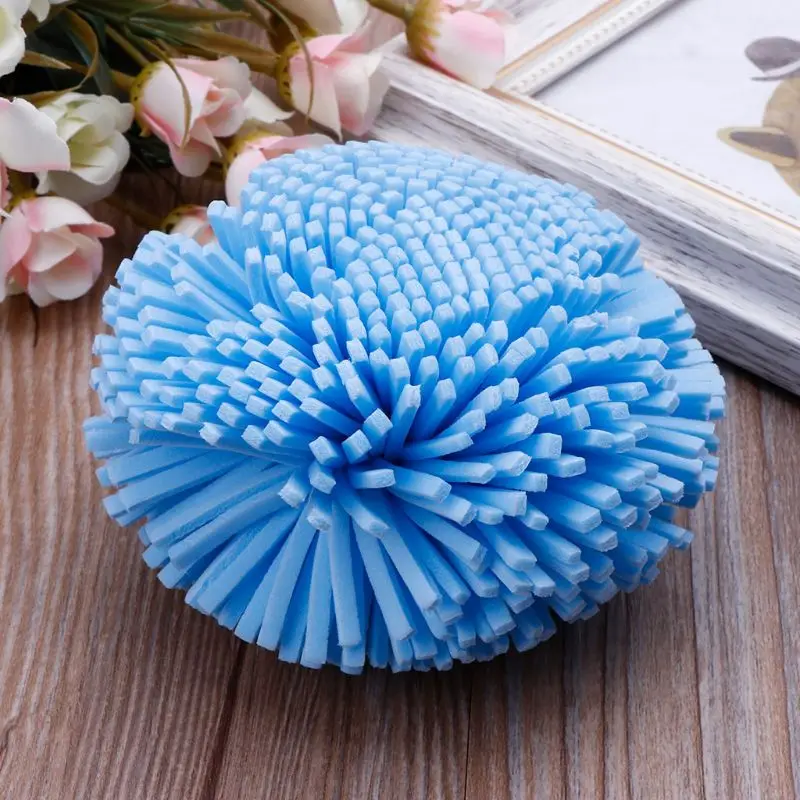 2* eponge douce Pouffe pour Bain Douche чистый корпус Peau Exfoliation