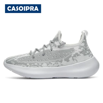 

CASOIPRA Top Quality Brand Kanye Fashion West Shoes Breathable White Sneakers Designer Black Casual Shoes Lace Up Trainers Shoes