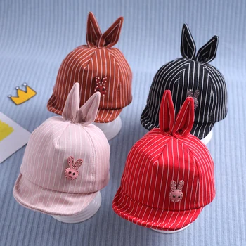 

Baby hat spring and autumn duck tongue hat girl sun hat Korean version tide