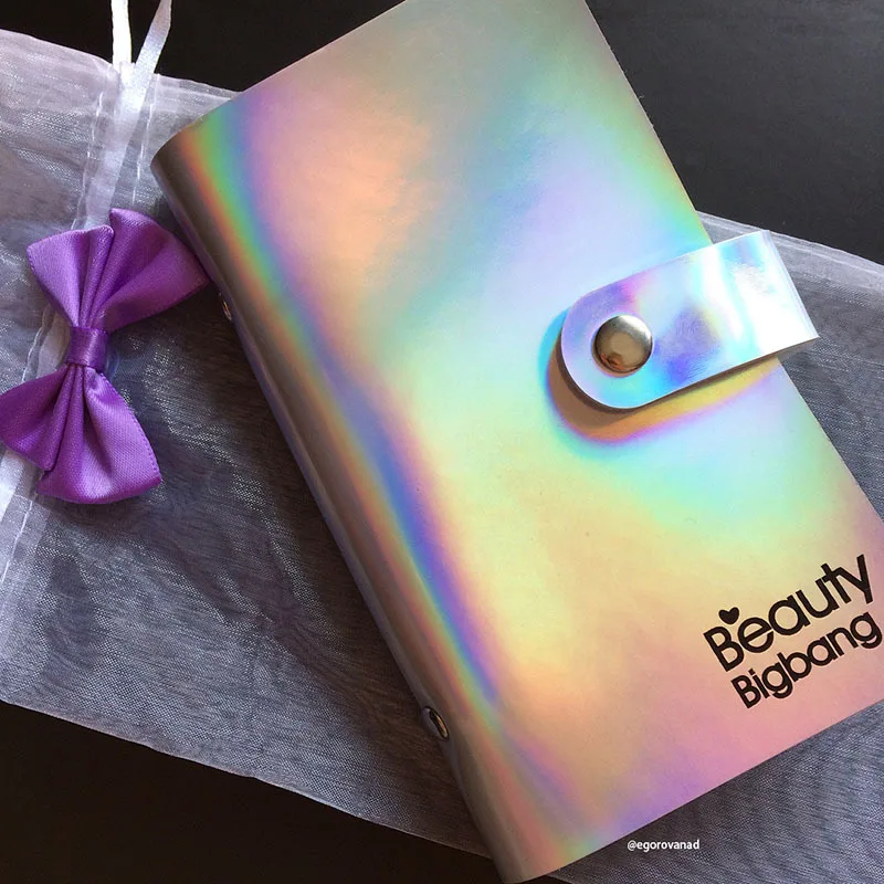 BeautyBigBang 2 шт. штамповочная пластина для ногтей чехол шаблон для ногтей сумка радужные квадратные прямоугольные держатели сумка для дизайна ногтей Органайзер чехол