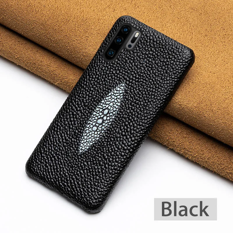 Black Чехол для телефона для huawei P20 P30 lite Y9 Y6 Y7 P Smart Коврики 10 20 Pro текстурой в виде рыбьей чешуи и жемчуга для Honor 7X 7A 8 8X9X10 20 lite - Цвет: Black