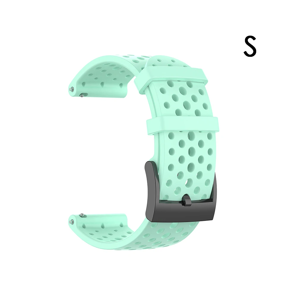 1 шт. сменный силиконовый ремешок для Suunto Spartan Sport Wrist HR/Suunto 9 baro/Suunto D5 - Цвет: 橄榄绿