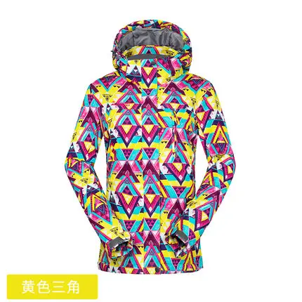 Лыжный костюм Warme Anzug Frauen wausserdicht Winddicht Skifahren und Snowboarden Jacke Hosen - Цвет: 03
