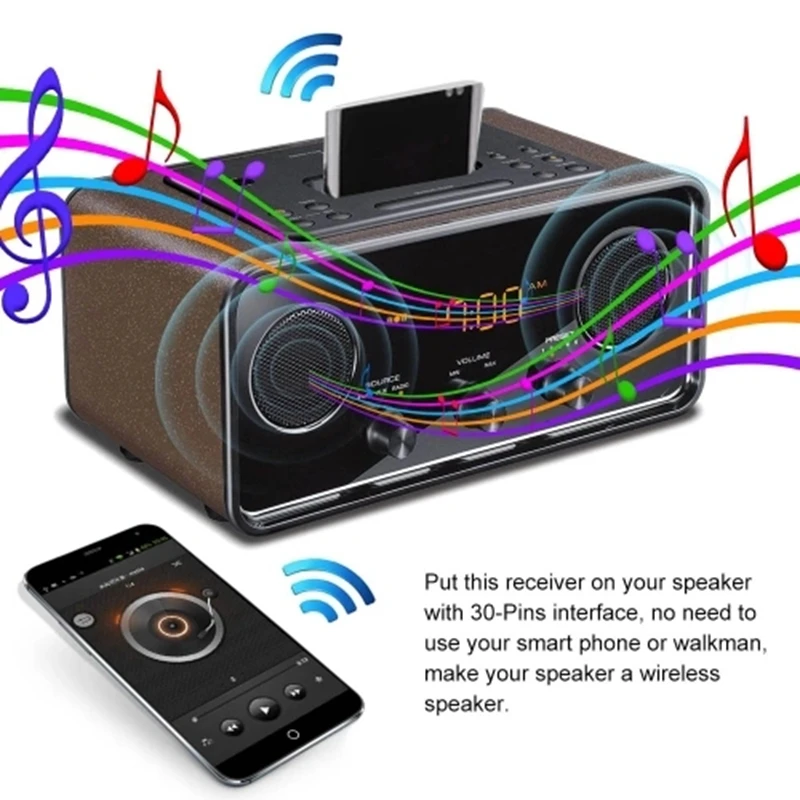 Bt4854 Bluetooth аудио приемник 30 контактов Plug and Play для док-станции Цифровая Музыкальная Система для динамиков музыкальная система