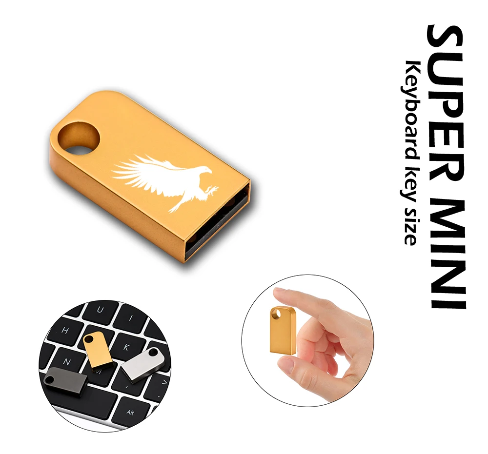 JASTER USB 2,0, металлическая цепочка на пояс, золотой, серебряный, черный флеш-накопитель, 4 ГБ, 8 ГБ, 16 ГБ, 32 ГБ, 64 ГБ, 128 ГБ, USB флеш-накопитель(более 10 шт., бесплатный логотип