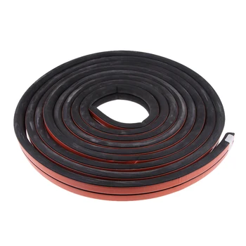 

5M 19x19mm D-shape Car Truck Boat Self-adhesive Rubber Seal Weatherstrip
