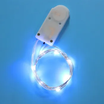 

10 LED Waterproof Star Light String Button Wire Lamp Holiday lighting Cable Length 1M Function modes Steady on flexibility#20