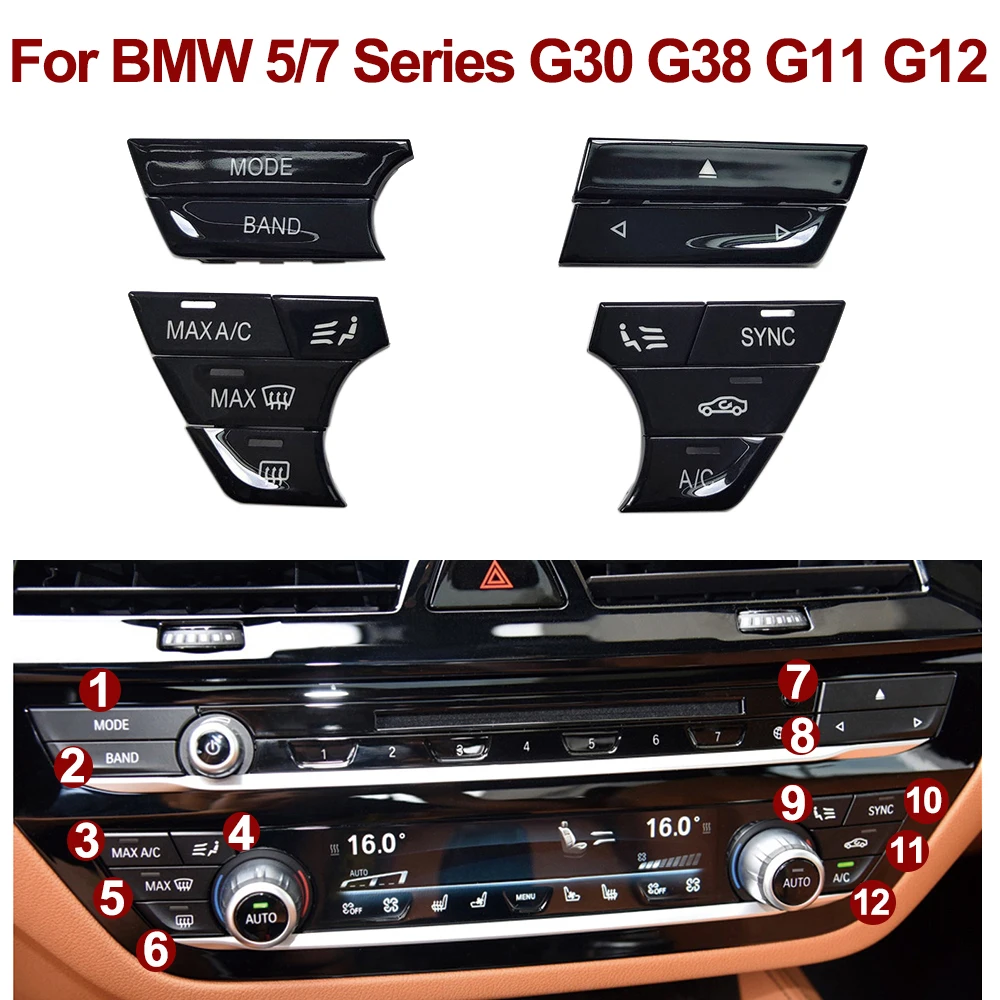 ダッシュボード空調制御交流プッシュボタンの修理bmw 7シリーズG30 G38 G11 G12 AliExpress