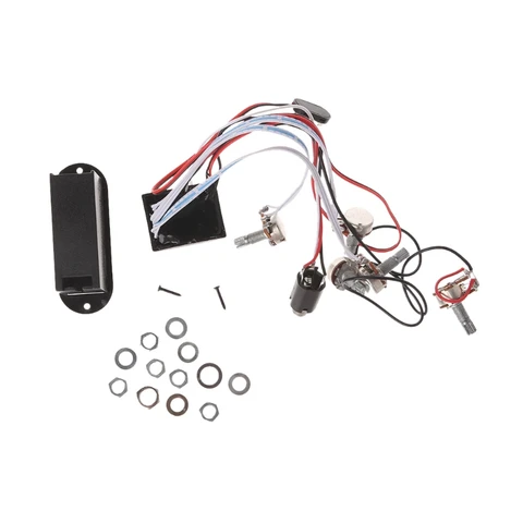 Band EQ Preamp Circuit Guitar Dual Potentiometer For Active Bass Pickup