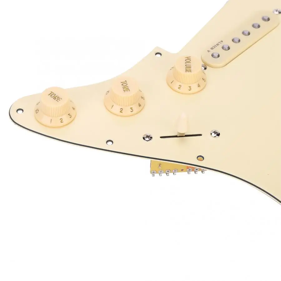 Загруженный Предварительно проводной магнит для электрогитары Pickguard ALNICO V 1