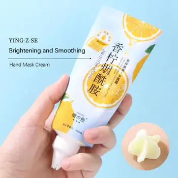 

Peach Lemon Moisturizing Hand Cream Hydrating Repair Autumn Winter Lactic Acid Nicotinamide Hand Skin Care TSLM2