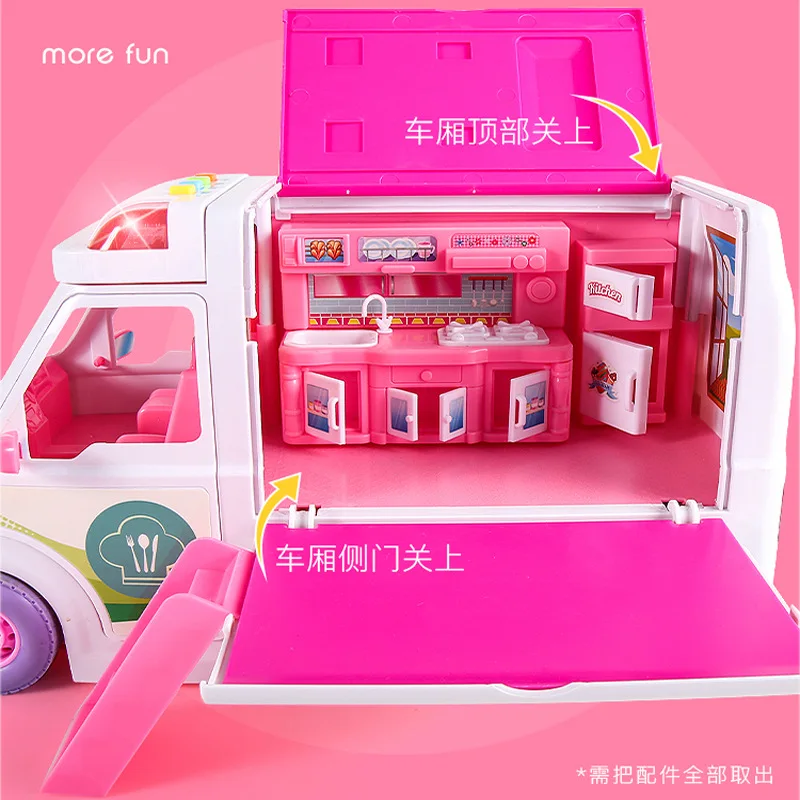  Children Baby Bus Food Trucks Ambulance Kitchen Set Model Kitchenware Doctor Set GIRL'S And BOY'S P - 4000267374911