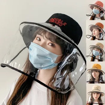 

Hat Face Protector Anti-spitting Protective Hat Anti-spitting Protective Hat Dustproof Cover Peaked Cap Hat Adjustable Size#35