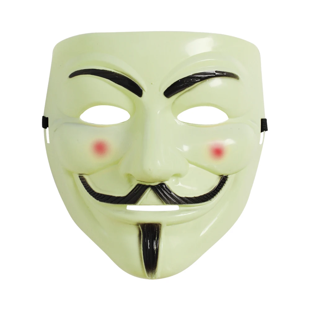 Новинка, маскарадный мяч V для вендетты, маска, аноним Ги Фокс хакер, косплей, страшный костюм, аксессуары на Хэллоуин для взрослых