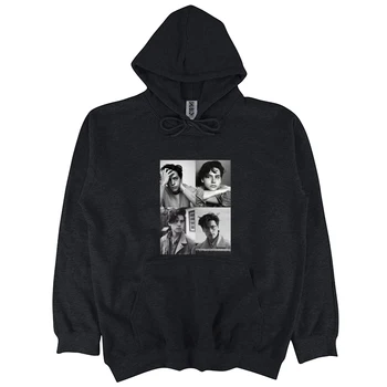 

Cole Sprouse hoodies Cole Sprouse Collage B W hoodie brand jacket Classic Printed Fun Plus size pattern print sweatshirt sbz8383