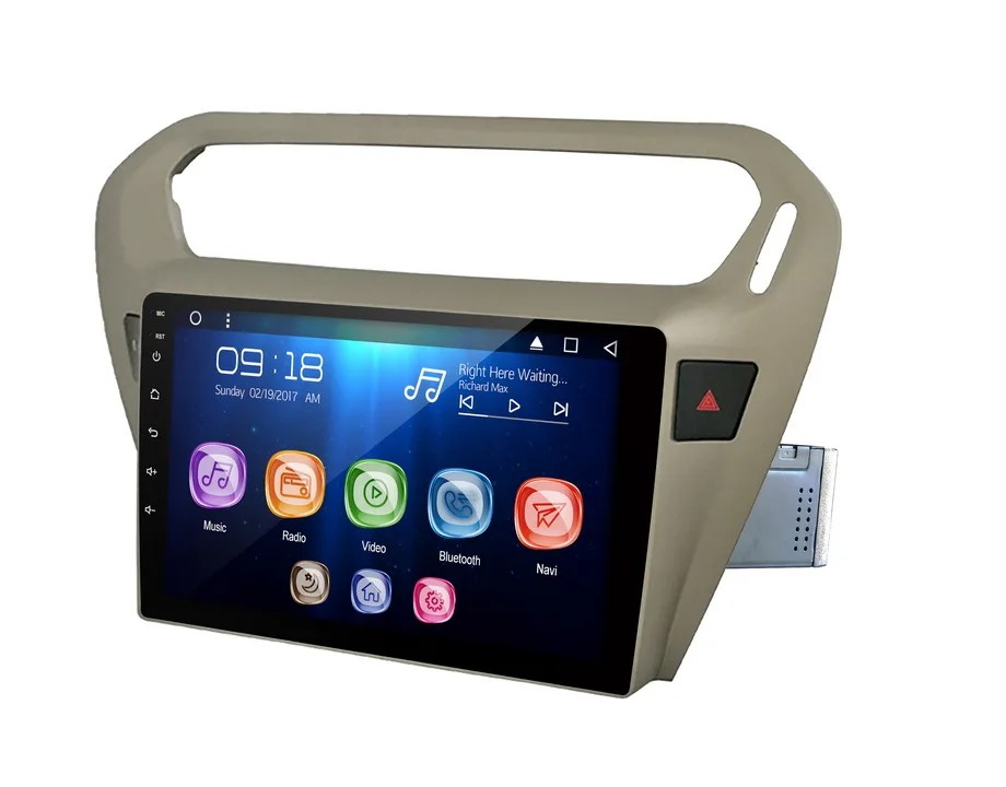 Discount Allways 10.1" IPS Screen Android 9.0 Octa-core Ram 2GB Rom 32GB Car Multimedia for Peugeot 301/ Citroen Elysee 2014 2.5D touch 3