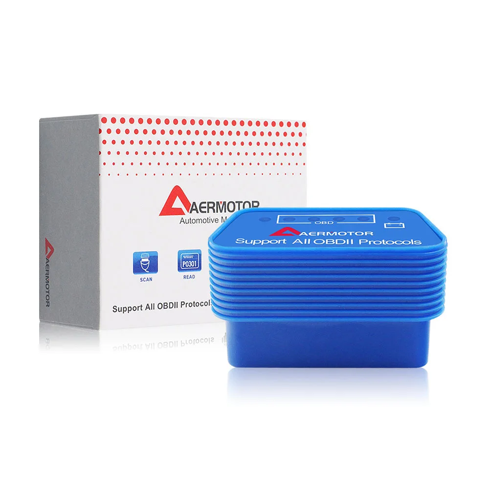 Aermotor Super Mini BT4.0 elm327 V1.5 OBD2/OBDII Автомобильный диагностический инструмент сканер совместимый с Android Крутящий момент автомобильный код сканер