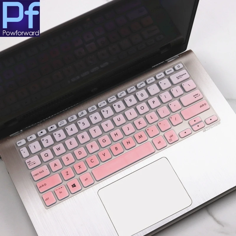 Силиконовый чехол для клавиатуры ноутбука ASUS VivoBook 14 R424DA R424FL R424FA X409UB X412FL x412fa R424 DA FL