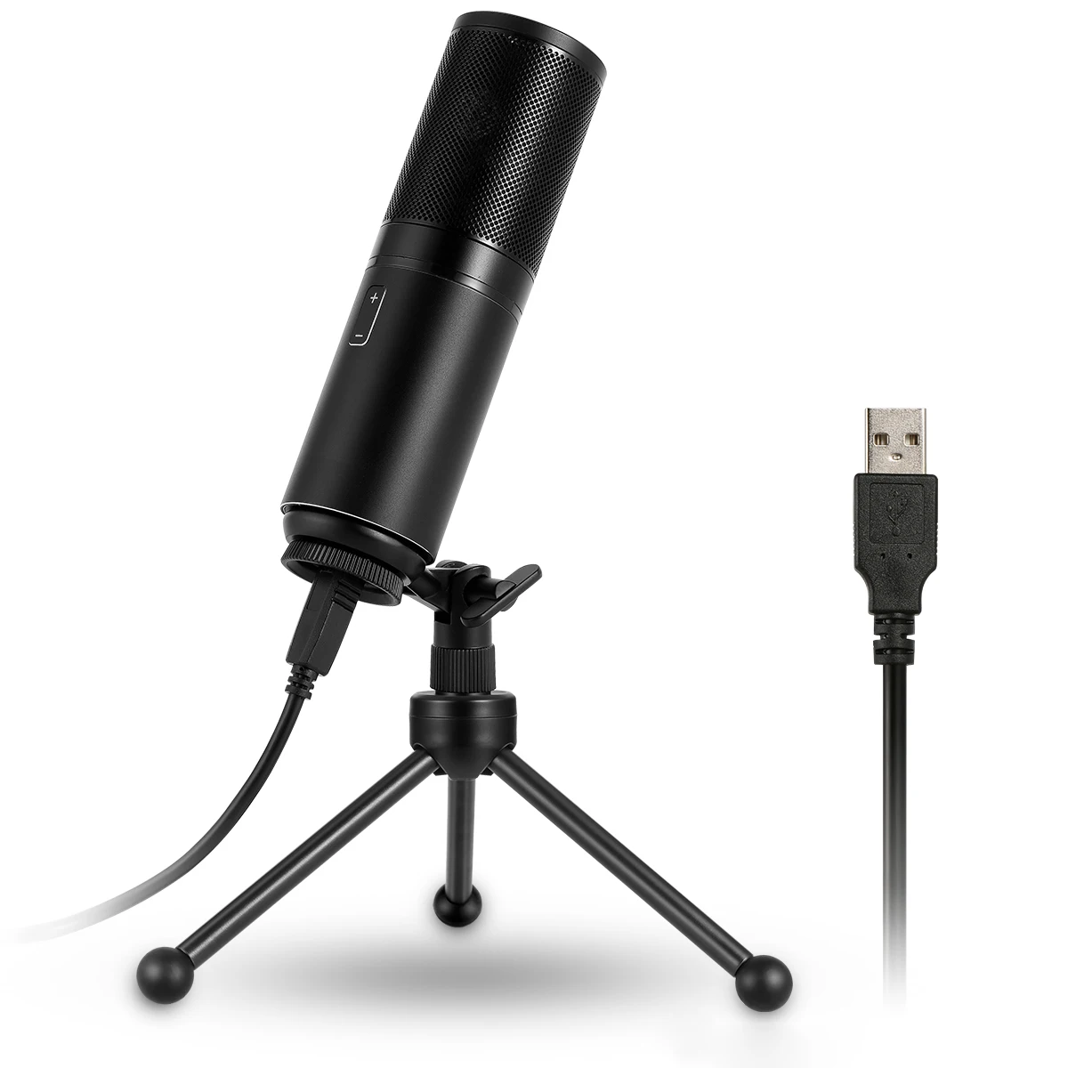LEORY Проводные студийные микрофоны конденсаторный запись usb микрофон с треногой для записи и трансляции для ПК ноутбука