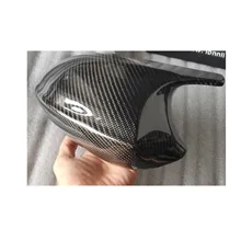 Для BMW E90 E92 E93 2005-11 Замена Настоящее карбоновое волокно заднего вида Рог зеркало крышка
